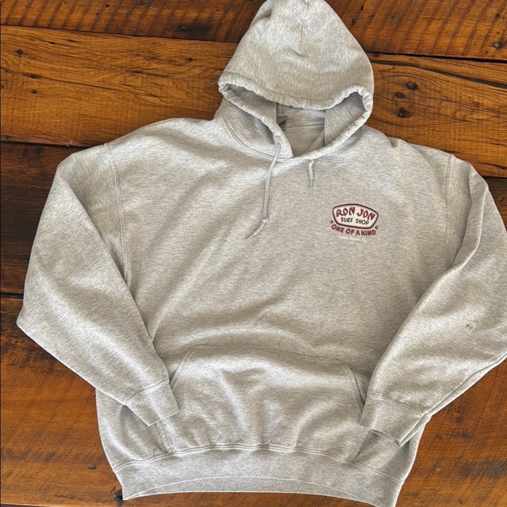 Gray Hoodie unisex XL Ron Jon Surf Shop Cocoa Beach Florida